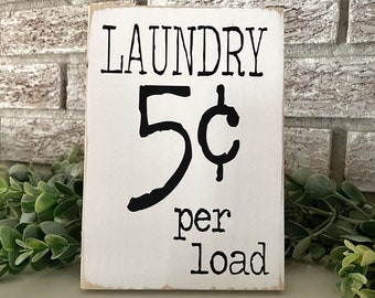 Laundry 5 Cents Etsy