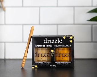 Drizzle Superfood Honey Box Set | Chef Curated, Superfood Products, Health Conscious, Anti-Inflammatory, Sustainable Product