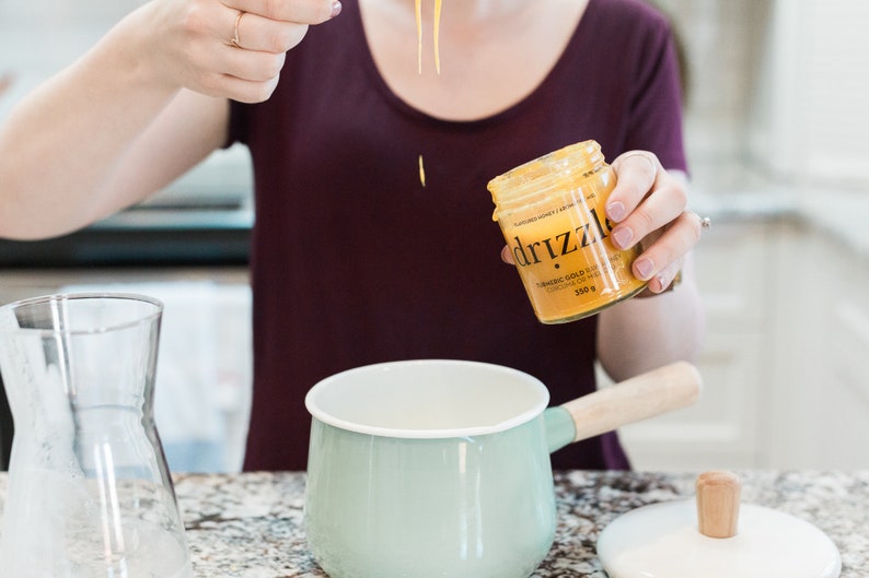 Turmeric Gold Honey Superfood Honey Drizzle Honey Canadian Etsy