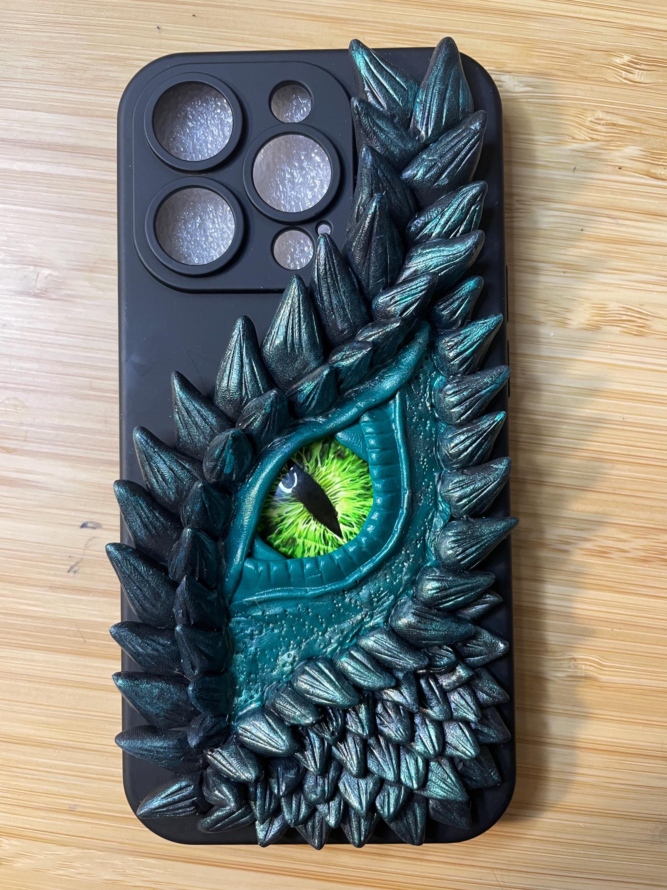 3D Dragon Eye iPhone 14/15/16 Pro Case: Handmade Polymer Clay Fantasy Art - Etsy 3D Dragon Eye iPhone 14/15/16 Pro Case: Handmade Polymer Clay Fantasy Art - Etsy