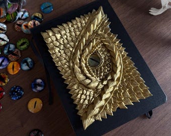 Dragon eye blanco A5-schetsboek / gelinieerd notitieboek