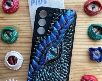 3D-telefoonhoesje Dragon Eye voor Samsung S23 Plus: polymeerklei Fantasy Art