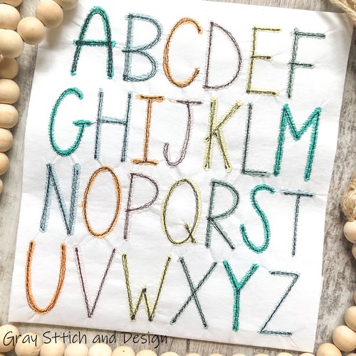 Shadow Scratch Embroidery Font 3in1 Embroidery Fonts Quick Etsy