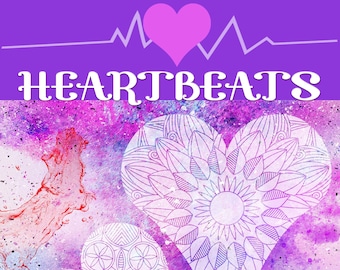 25 HEART COLORING Pages Adult Coloring Book (Volume 1); Meditation Relaxation; Patterns to Print Color; Printable PDF Instant Download
