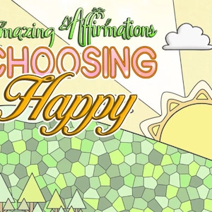 20 COLORING PAGES Amazing Affirmations Choosing Happy Adult Coloring Book ; Meditation; Happiness Self Care; Quotes; Relax; Mental Health
