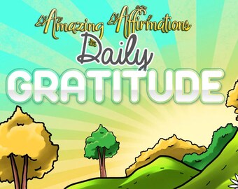 20 COLORING PAGES Amazing Affirmations Daily Gratitude Adult Coloring Book ; Meditation; Happiness Self Care; Quotes; Relax; Mental Health
