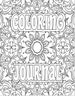 33 COLORING Pages Adult Coloring Book and Journal; Meditation; Mandala, Heart, Pattern to Print Color; Printable PDF Instant Download 