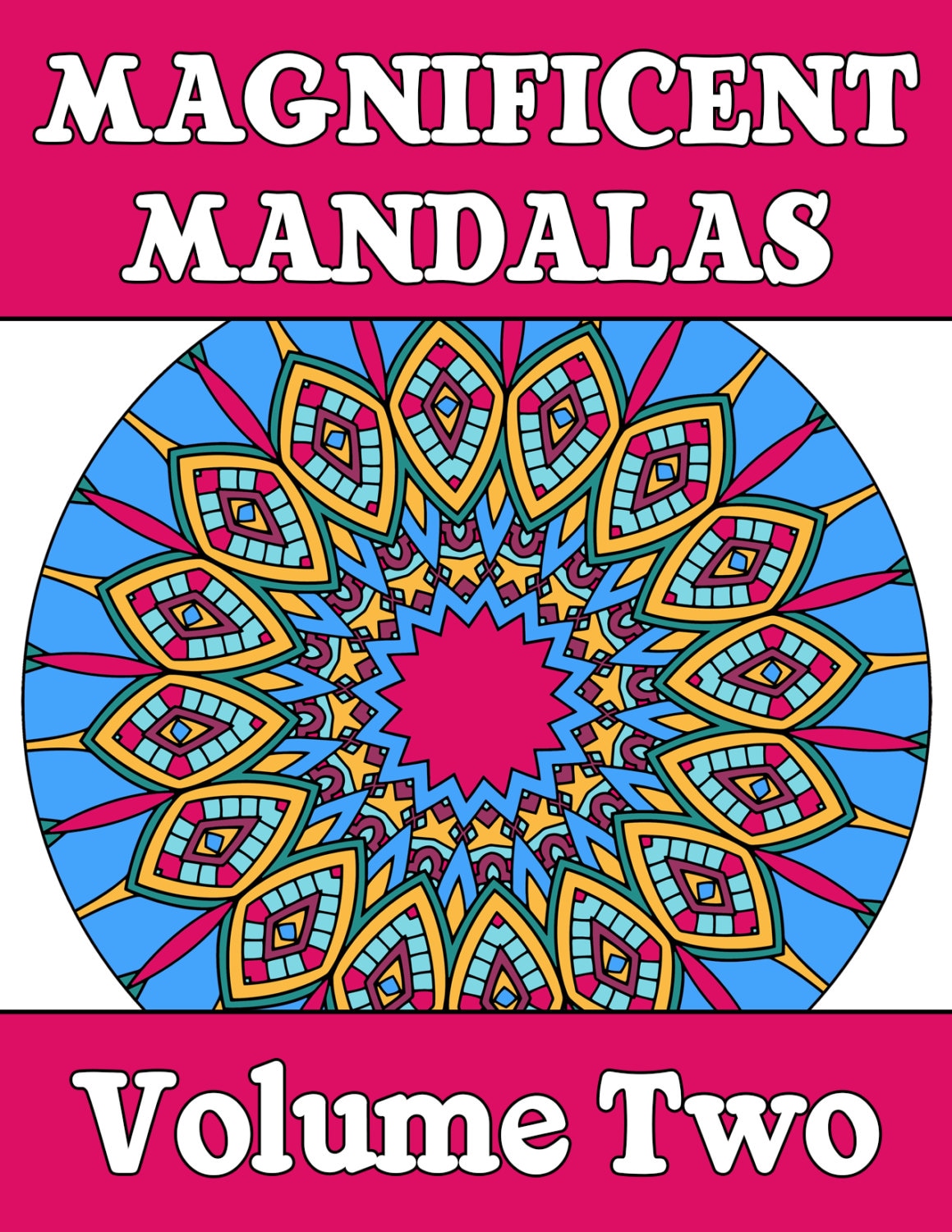 25 MANDALA COLORING Pages Adult Coloring Book Volume 2 | Etsy