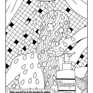 22 COLORIAGES Huile Essentielle de Menthe Poivrée Livre de Coloriage Adulte Méditation Le bonheur Prendre soin de soi Citations Détendez-vous Santé mentale Auto-assistance image 4