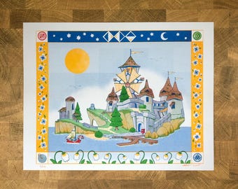 Wind Waker Risograph - Windfall Island