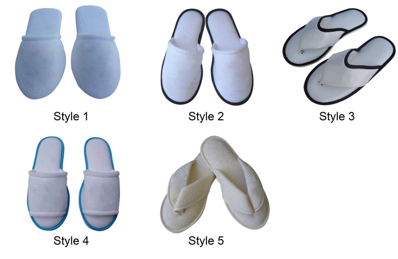 40 Pairs Personalized Slippers for Party Guests Wedding Etsy
