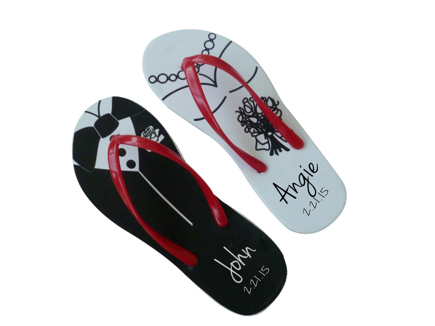 flip flops for party guests