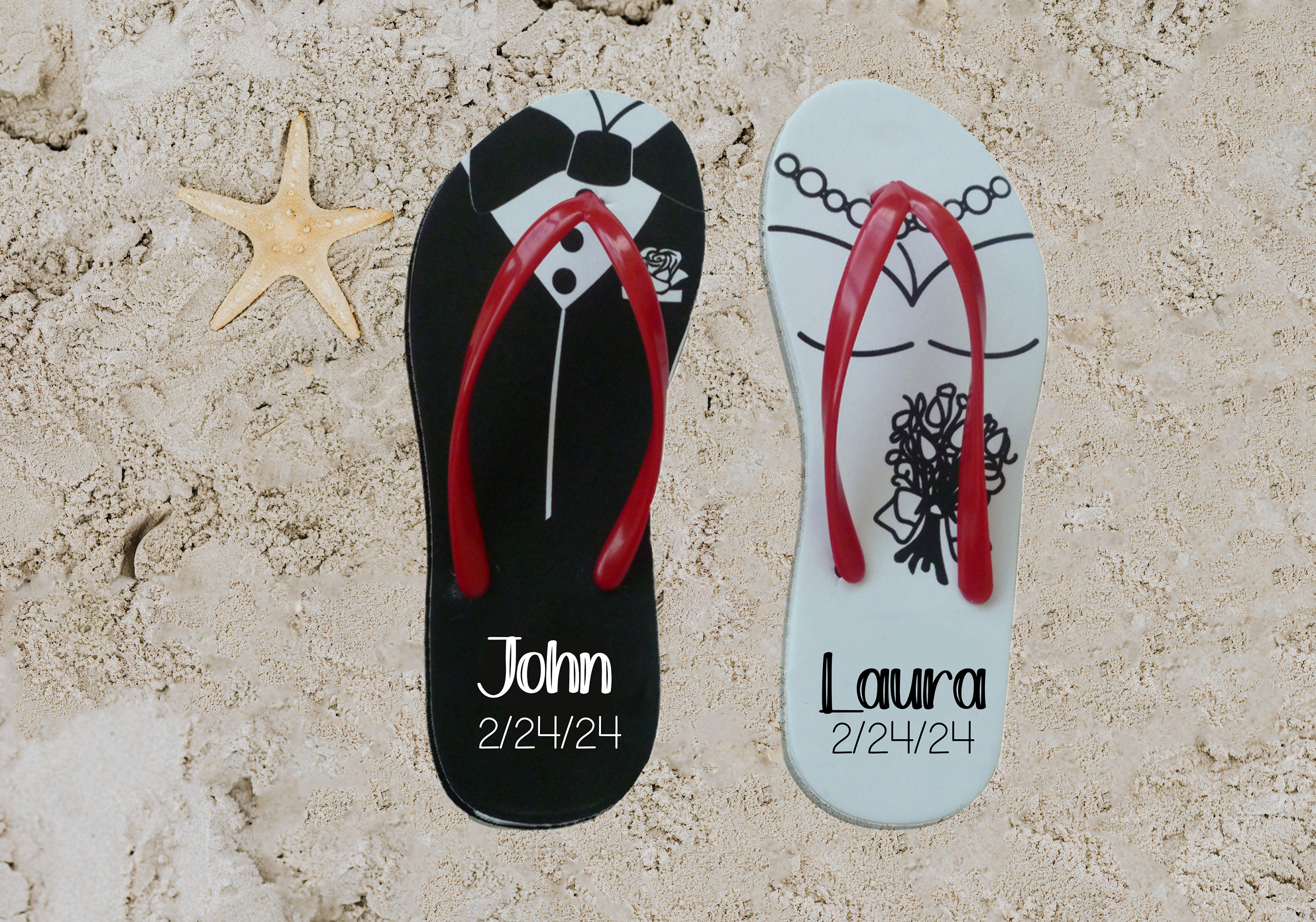 Custom Flip Flops, Design & Preview Online