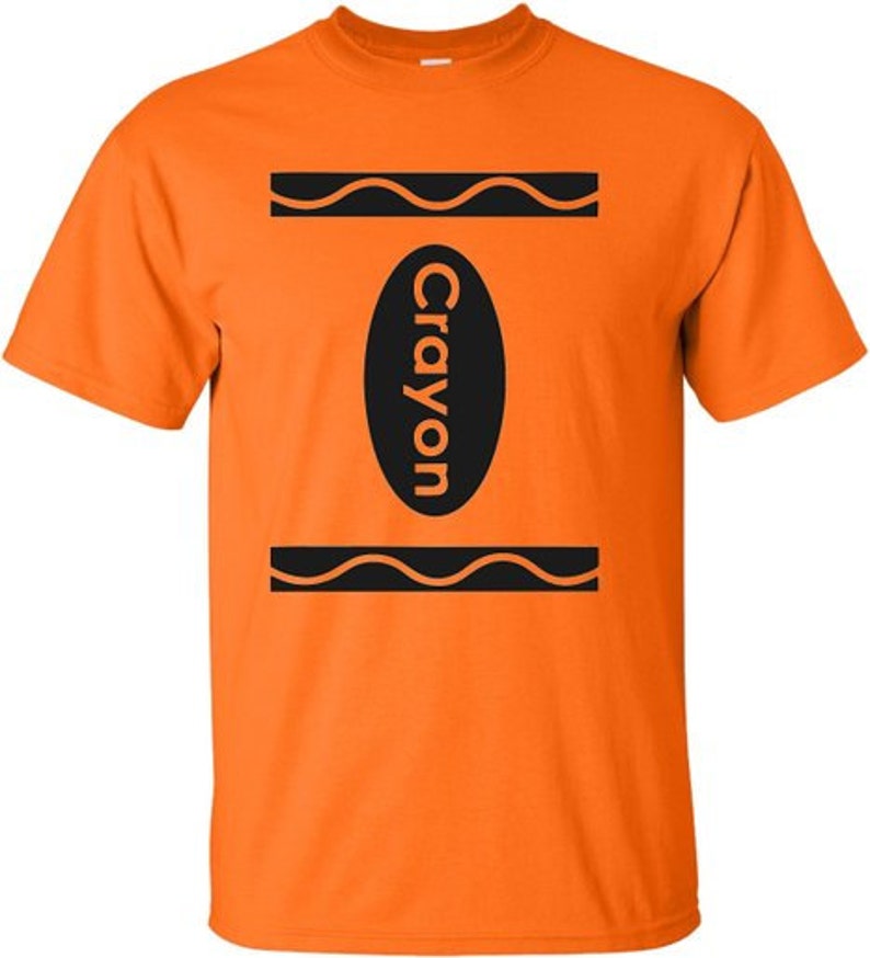blue crayon t shirt