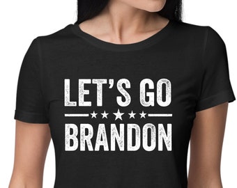 Womens Classy Let's Go Brandon T-Shirt
