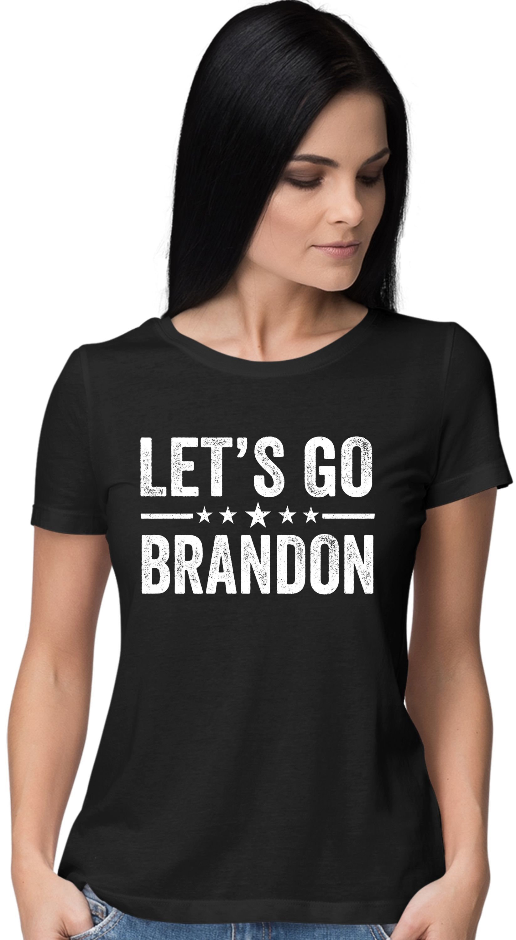 Womens Classy Let's Go Brandon T-shirt -  Canada