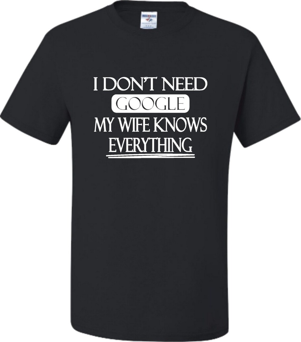T-shirt Humoristique Homme 'Dont Need Encyclopedia My Wife Knows It All' Gris XL