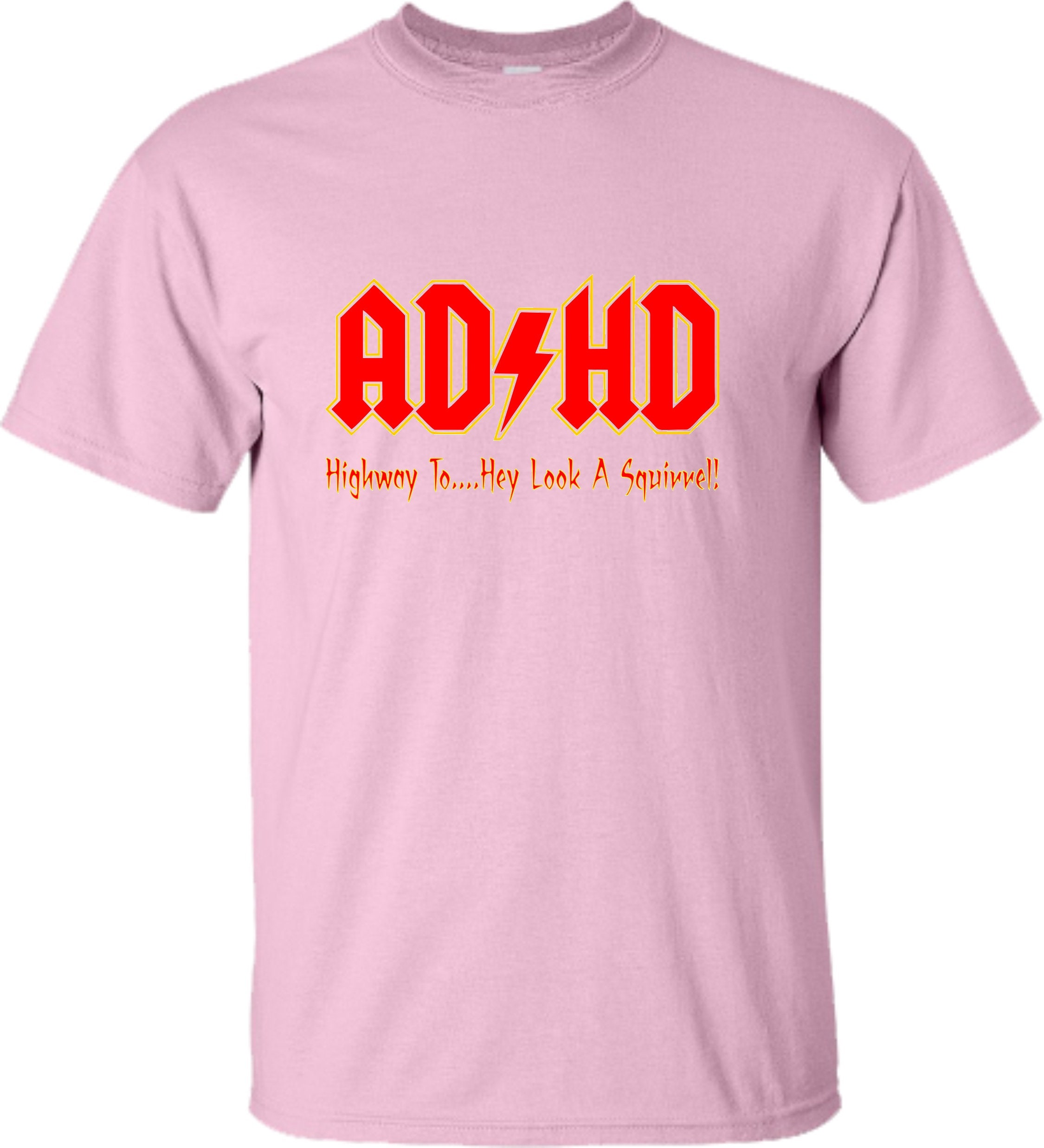 Adult ADHD Highway to Hey Look A Squirrel Funny Music T-shirt - Etsy