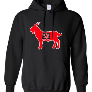 Adult Jordan GOAT Hoodie Hooded Sweatshirt Etsy