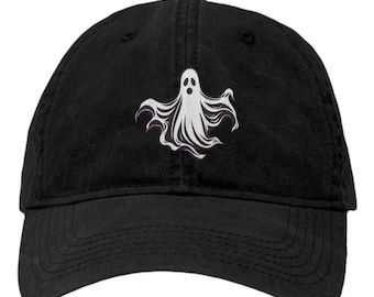 Floating Ghost Embroidered Dad Hat