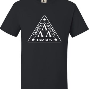Adult Lambda Lambda Lambda Tri Lambda Funny T-Shirt
