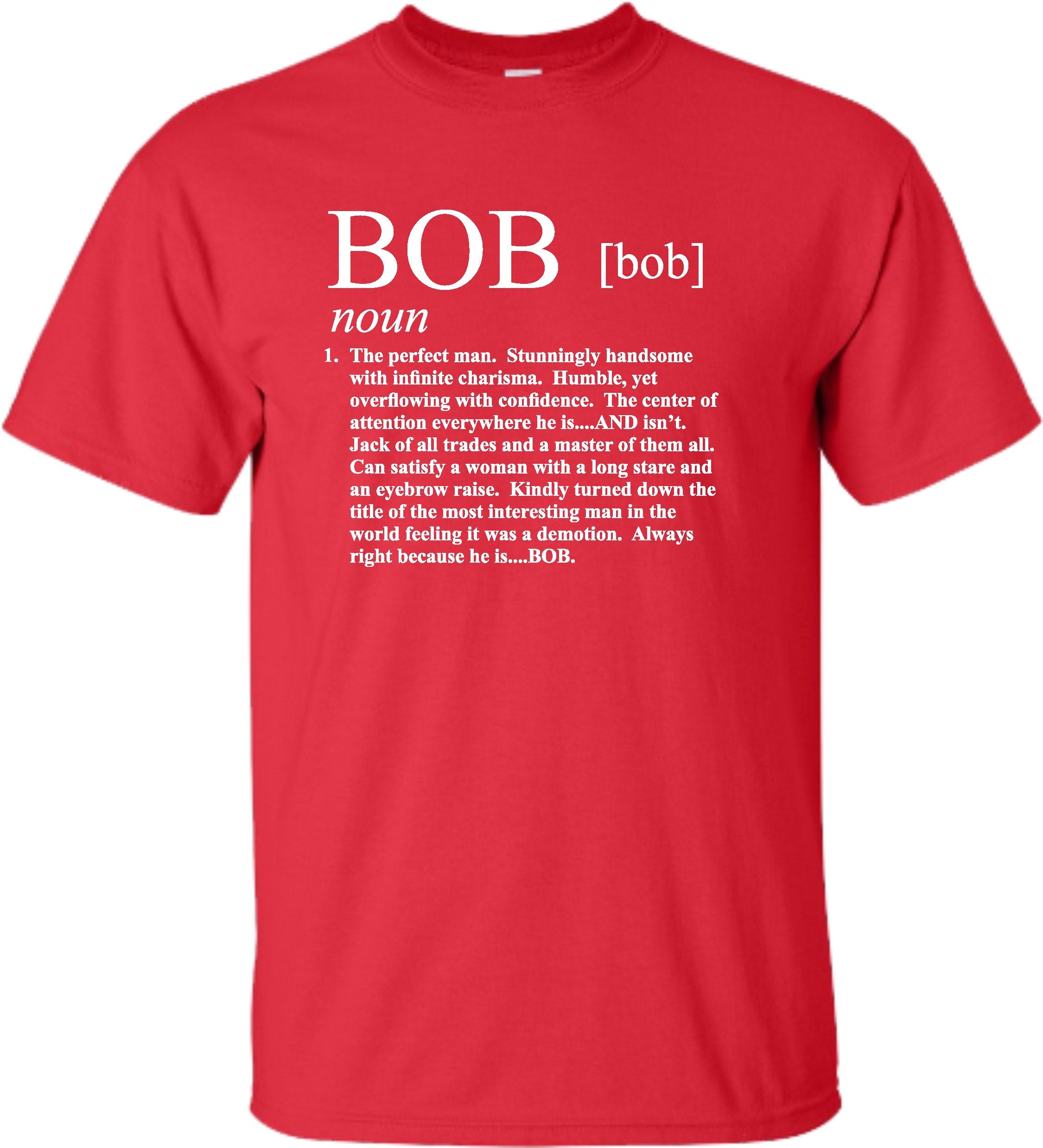 Adult Definition of Bob Funny Tshirt Etsy