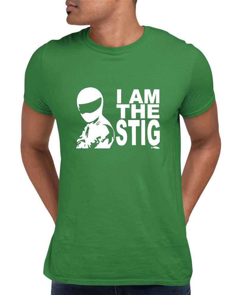 Adult I Am the Stig T-shirt - Etsy