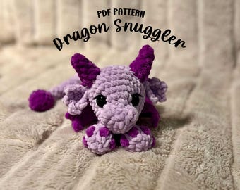Baby Dragon Snuggler Crochet Pattern (PDF Download)