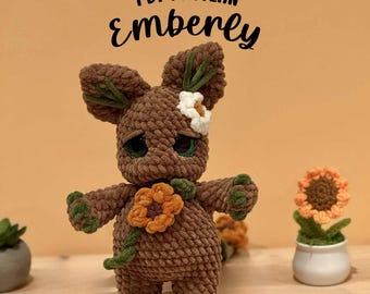 Emberly The Forest Sprite Crochet Pattern | Amigurumi (PDF Download)