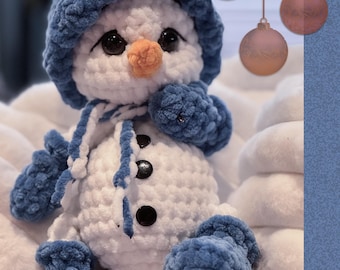 Baby Snowman Crochet Pattern: Christmas Amigurumi (PDF Download)