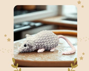Mouse Amigurumi Crochet Pattern: Plush Animal Toy (PDF Pattern)
