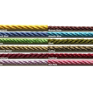 Twist Cord Seil Trimming 3/16 "- 9 fortlaufende Yards!