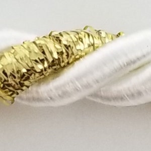 Rifinitura in corda intrecciata con cordino metallico da 3/8" - 15 iarde continue - MOLTI COLORI!