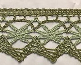 Cotton Cluny Lace Trimming - 5 Continuous Yards