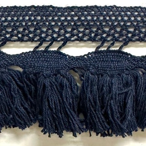 Cotton Cluny Lace with Fringe 2&quot; - 6 Yards!