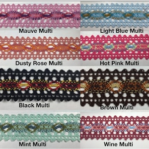 Cotton Cluny lace - 9 Continuous Yards - Many Color Options!