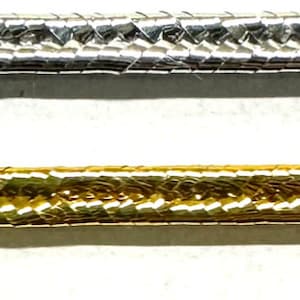 Metallic Soutache Braid Gimp 1/8&quot; - 18 Yards!