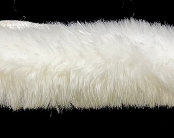 White Faux Fur Trimming - 3 Continuous Yards!