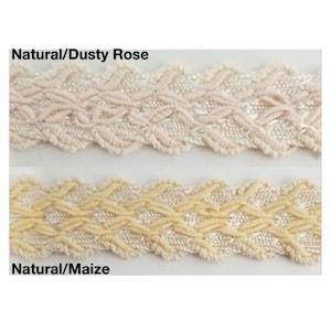 Designer Braid Gimp Trimming - 6 Continuous Yards - Color Options!