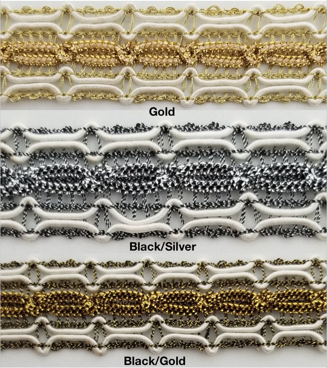 Metallic Braid Gimp Trimming 3/4