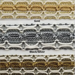 Metallic Braid Gimp Trimming 3/4&quot; - 5 Continuous Yards - Many Color Options!