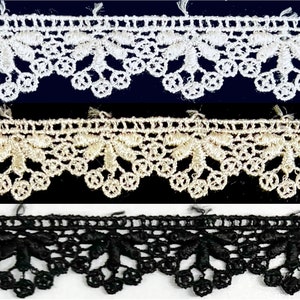 Floral Venice Venise Lace Trim 1&quot; - 7 Continuous Yards!