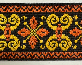 Jacquard Woven Ribbon Trim 2-1/4" - 4 Continuous Yards!