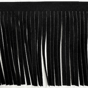 Faux Suede Fringe Trim 4&quot; - 3 Continuous Yards!