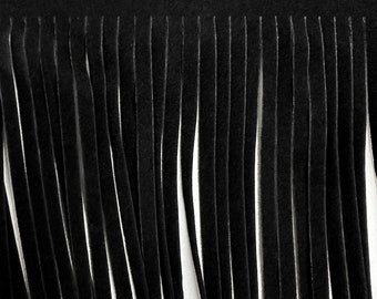 Faux Suede Fringe Trim 4" - 3 Continuous Yards!