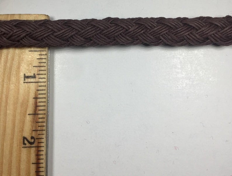 Plastic Braided Tubular Drawstring Cord 1/2