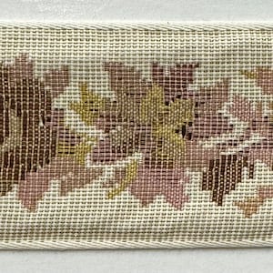 Ribete de cinta de tapiz tejido jacquard floral de 2-1/2&quot; - ¡4 yardas continuas!