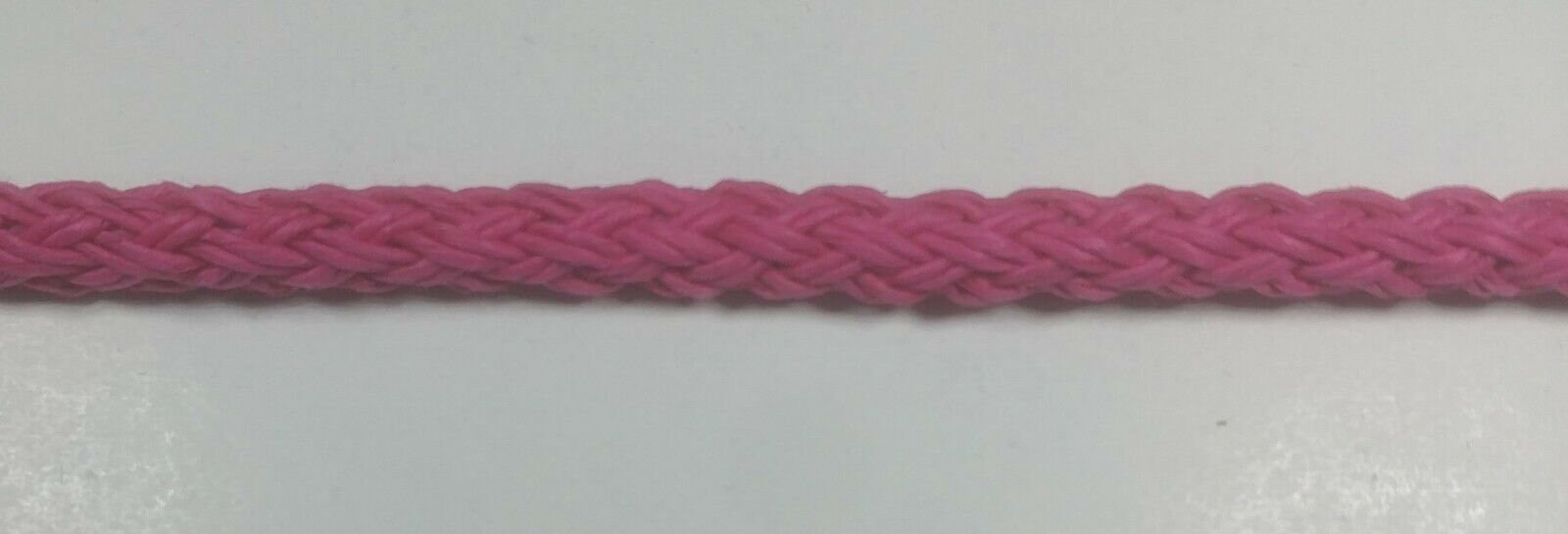 Plastic Braided Tubular Drawstring Cord 1/4