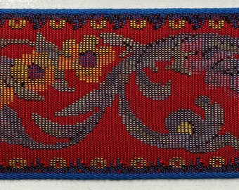 Jacquard Woven Ribbon Trim 2-1/4" - 4 Continuous Yards!