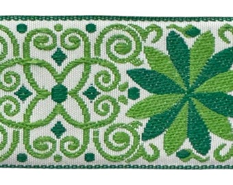 Jacquard Woven Ribbon Trim 2" - 4 Continuous Yards!